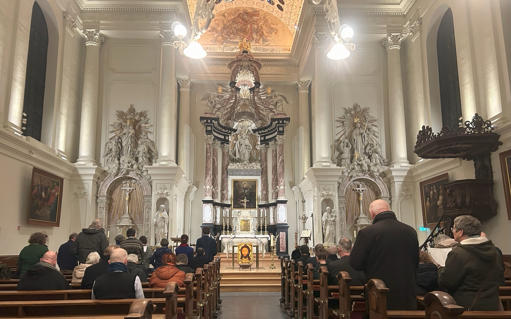 Utrecht, Netherlands, the Church of St Augustine reopens with the Community of Sant'Egidio's evening prayer